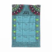 Dotted Mandala Wall Calendar2023