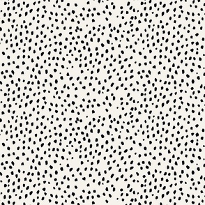 Black Abstract Speckle Marks on Bone