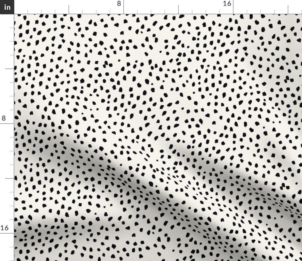 Black Abstract Speckle Marks on Bone