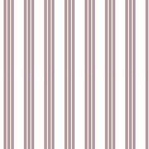Barcelona Medallion - Stripes - Hydrangea, Burnt Orange, White - 9ca4c8, d6b5317