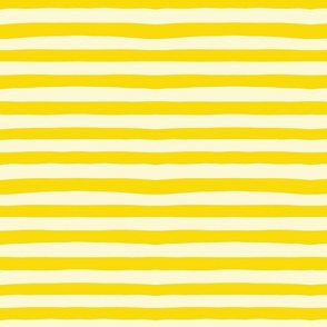 happy stripes // cream yellow