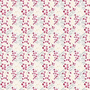 pebbles cream, 6 inch fabric 24 inch wallpaper, spots, dots, marks 