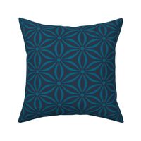 Starflower Geo Navy and Peacock Large 