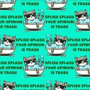 Splish Splash Your Opinion is Trash, Cat Mint