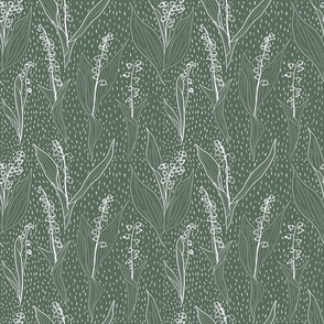 Lilly of the Valley - Dark Green