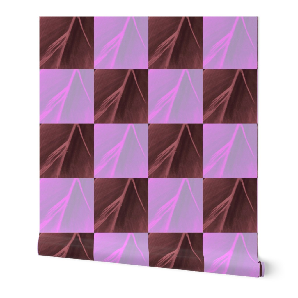 Modern Checkerboard Burgundy and Lilac