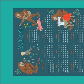 2024 Creative Sasquatch Calendar