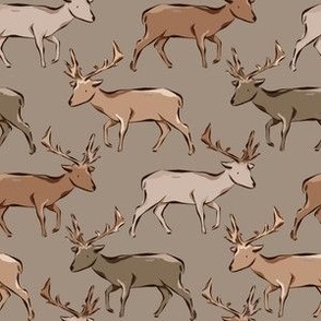 Deer (Brown)(Small Scale)(6")