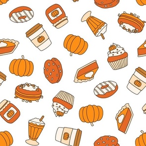 Pumpkin Flavored Everything on White (Large Scale)