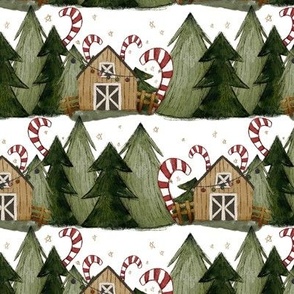 Christmas Barn (6")