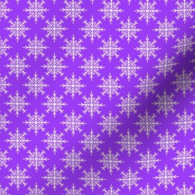 Purple Snowflakes  large
