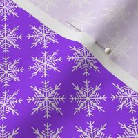 Purple Snowflakes  large