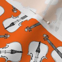 Violins // Orange White Musician