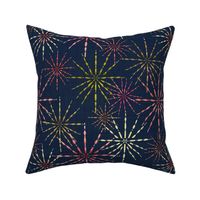 Colorful Firework (Navy) - Medium Scale