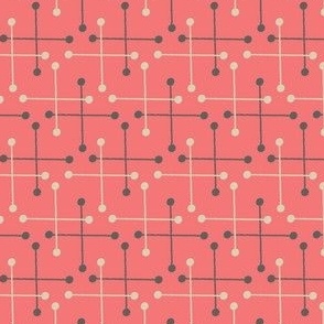Connect the dots on  pink