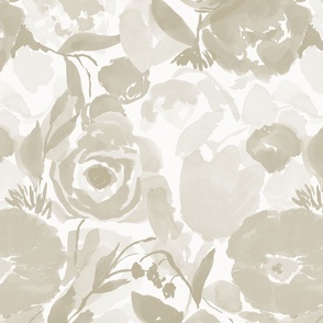 Wild Flower Bouquet in Khaki