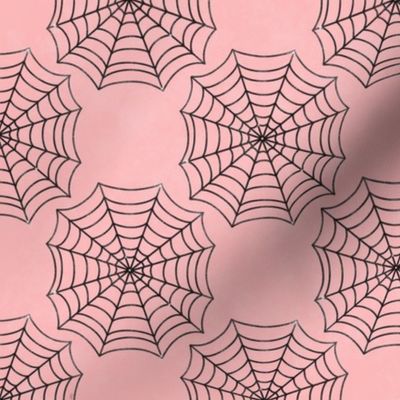 Halloween Spider Webs - Pink And Black