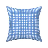 Watercolor gingham blue - Small