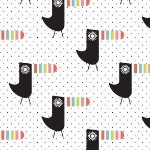 Black Birds and Tiny Dots - Medium