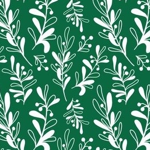 Mistletoe Medley on Christmas Green