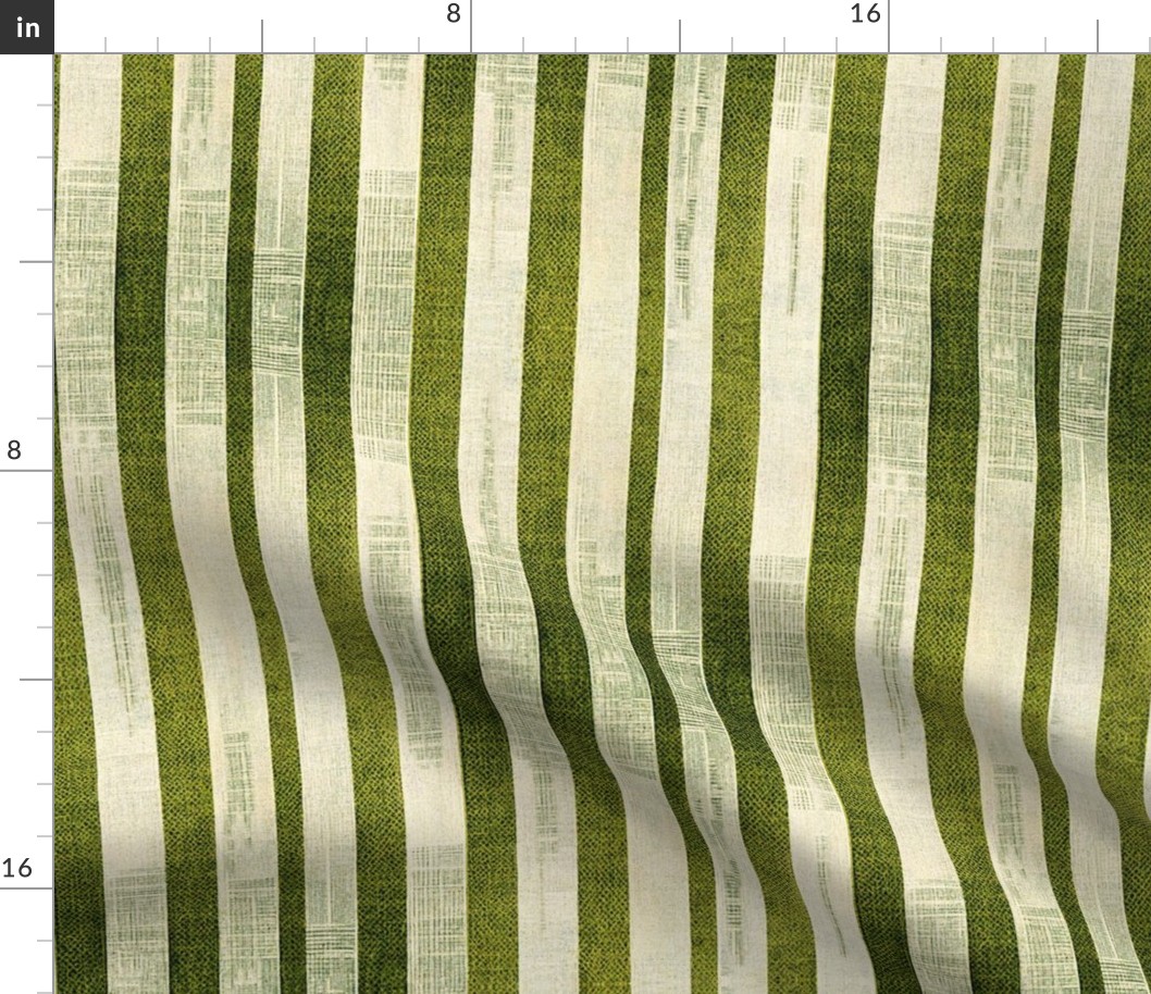 Basil Linen Stripes Large