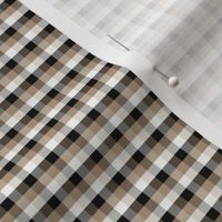 Classic Check small: Chestnut Check, Tiny Check, Brown Checkered