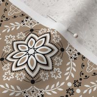 Emily: Chestnut Brown Bandana Medallion