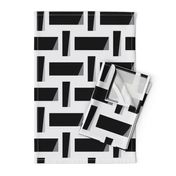 PAR THREE BREEZE BLOCKS BLACK WHITE LARGE