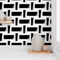 PAR THREE BREEZE BLOCKS BLACK WHITE LARGE