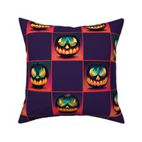 Pumpkin Check Voodoo Lily Large