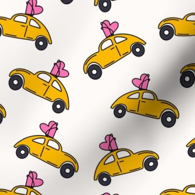 Valentine's Day Yellow Taxi Cabs
