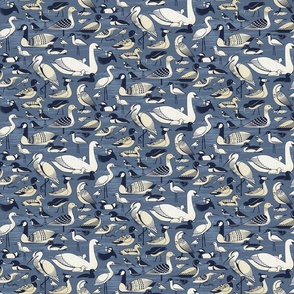 Water Birds - Kashmir Blue - s