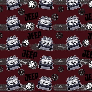 Jeep - Deep Red Large