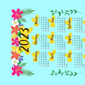 2023 Tea towel calendar