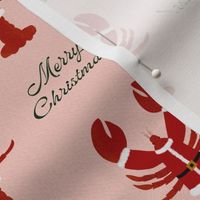 Santa Claws Lobster Christmas Holiday Pattern - Merry Christmas Santa crustacean core