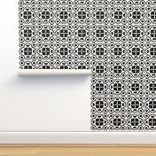 Boho B/W Tile 1