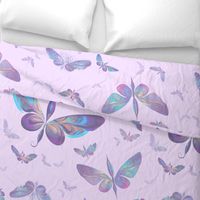 Butterfies-on-pale-purple