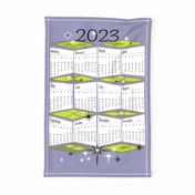 2023 calendar - mid century burst