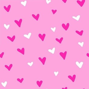 Pink White Hearts (large)