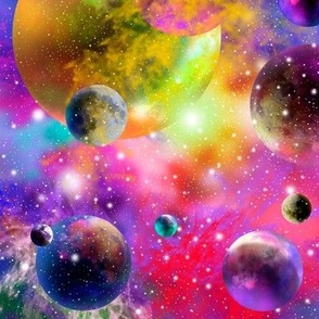 Galaxy Glo Orbit Planets 