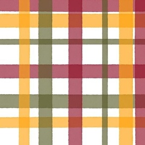 Fall Watercolor Plaid