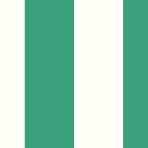 6" wide stripes/green