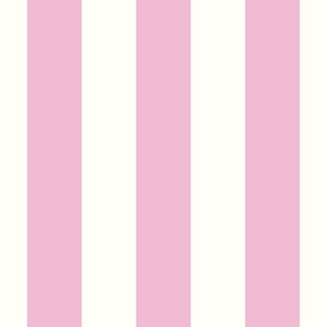 3" wide stripes/pink
