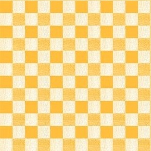 Textured Yellow Checkers
