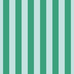 1.5” wide stripe/green mint