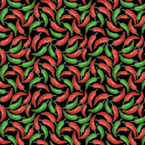 Spicy Chillies - Black