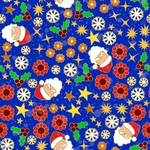 CHRISTMAS DITSY FLORAL-BRIGHT