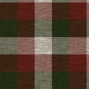 Flannel Plaid Black Red Green White Festive Christmas Winter Holiday Cotton  Flannel Fabric by the Yard (PLAID-CF7067-BLACK)