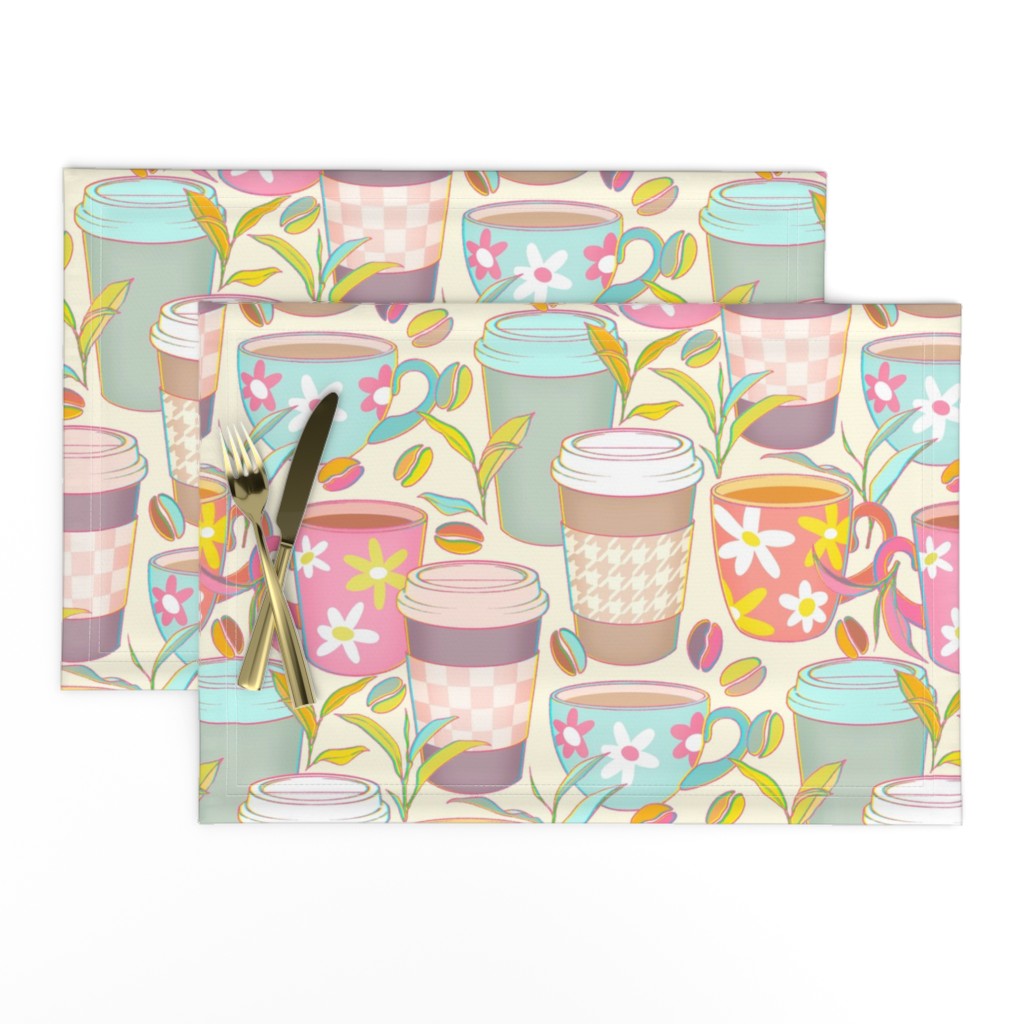 Candy Colored Coffee Cups 