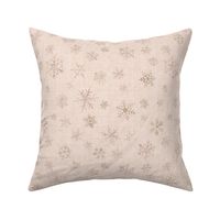 Cozy snowflakes - almost blush